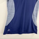 Adidas  Disney Mickey Mouse Golf Athletic Polo Shirt Sz Small Womens Navy Blue Photo 3