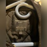 ZARA Bomber unisex, amazing, sleek stylish bomber size medium, black w/zippers Photo 4