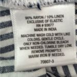 a.n.a  L Sleeveless Striped Button Down Midi Dress Gray n White Photo 5