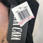 NEW Vena Cava Black Teal Printed Short Sleeve 100% Silk Sheath Dress Womens 10 Photo 8