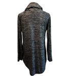 Tahari Sweater Knit Cowl Neck Womens Med Stretchy Oversized Kangaroo Pocket Photo 5