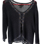 Norton Mcnaughton  Sweater Vintage Large‎ Open Knit Button Front Cottage Photo 0