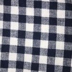 J.Crew Women’s Linen Blend Plaid Navy Blue White Ankle Chino Pants Photo 1