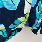Escapada  Living Abstract Tropical Floral Casual Dress Tie Arm Small Photo 4