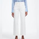 Madewell NWT White The Perfect Vintage Wide-Leg Crop Jean Size 24 Photo 8