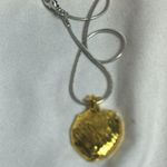 Pomegranate CZ Garnet Necklace / Pendant on Chain Red Photo 4