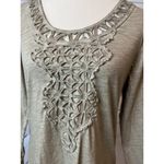 Soft Surroundings  Tunic Shirt size Small 2AQ77 Pullover Blouse Top‎ Sexy Cut Out Photo 7