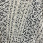 Free People  Gray Shimmer Fringe Kimono XS Photo 6