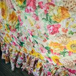 Mac Duggal 9174 Long Formal Multicolored Floral Print Chiffon Gown Dress Size 10 Photo 5