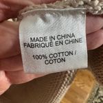 Haute Hippie Cardigan Women M Tan Knit Fringe Cotton Boho Western Fall Country Photo 7