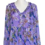 Laura Ashley NWT  Boho Tired Ruffle Floral Midi Dress Photo 4