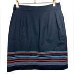 Brooks Brothers ‎ Embroidered Pencil Skirt Size 6 Preppy Mature Old Money Classic Photo 1