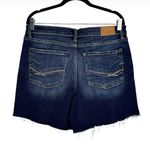 BKE  Womens High Rise Shorts Sz 31 Dark Wash Raw Hem Photo 1