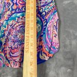 Lilly Pulitzer Womens XS Top Bright Drop Me a Lime Snaps Paisley Summer Beachy Photo 5