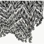 Ramy Brook NWT  Cassie Crochet Knit Boho Mini Dress | Sz Small | Black & Silver Photo 10