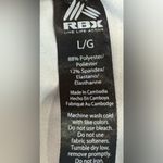 Rbx Active Women’s RBX leggings - beige w/ floral design - thigh pockets - size Large Photo 9