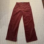 MOTHER The Maven Corduroy Ankle Mid Rise Wide Photo 2