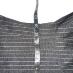 Theory Corset Tee Black Pinstripe Short Sleeve Fit and Flare Mini Dress 00 Photo 5