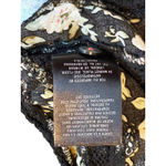 Anthropologie Maeve Celyn Floral Lace Trim Peasant Top Women Size 10 Black White Photo 12