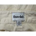 Aritzia  Sun-deh Womens White Mid Rise Straight Wide Leg Trousers Pants Size 00 Photo 3