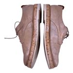 AGL Juliet Metallic Rose Gold Leather Cork Platform Oxfords Size 36.5 Pink Photo 6