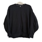 Sweaty Betty  Womens Slouchy Pullover Crewneck Essentials Sweatshirt Black Size S Photo 0