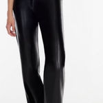 Wilfred  the Melina faux leather pants black ankle straight women’s 8 (small flaw Photo 0