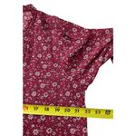 Mason & Belle Mason Belle Pink Rose Floral V-neck Long Sleeve Women's Top Size Large | 3-5 Photo 5