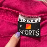 Vtg Sweatshirt San Diego California 80s 90s Womens Pink XL floral flamingo palm Photo 2