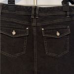 White House | Black Market Denim Skirt, Black&White Stitching, Great Condition Photo 8