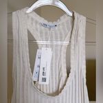 ZARA  Cream Fringe Hem Dress Photo 2