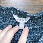 Athleta • Chill Textured Sweater grey marled merino wool pullover chunky Photo 5
