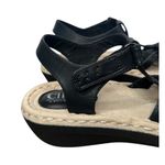 White Mountain Cliffs  Womens 8 Black Strappy Adjustable Buckle Sandals Vegan Photo 1