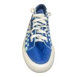 Mudd Women's Fashion Sneakers Size 11 Blue White Checkerd Laced Photo 4