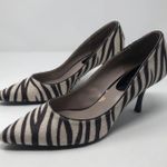 Nine & Co. Faux Fur Zebra Print Heels 8 Photo 2