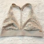PINK - Victoria's Secret Victoria’s Secret PINK Sexy Nude Lace Wireless Bralette Triangle Bra Size Small Photo 7