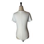 RE/DONE  Bodysuit Women Small White Cotton Crew Neck Short Sleeve 1960s Slim Tee‎ Photo 2
