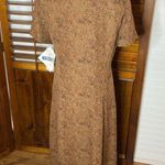 Julian Taylor  Vintage Cheetah Print Button Maxi Dress Photo 4