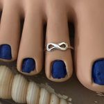 infinity Sterling Silver  Toe Ring Photo 0