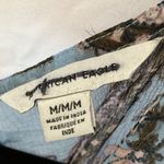 American Eagle : Y2K/flowy, sheer top-paisley print- Blue/pink colored- M Photo 1