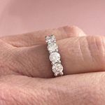 1.5 Carat Moissanite Diamond Band 5 Photo 2