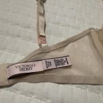 Victoria's Secret Victoria’s Secret 34D Unlined Demi Underwire Bra Nude Lace With Pink Accent Photo 4