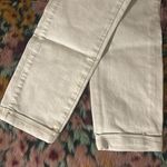 Paige Anthropologie  Kylie Cropped White Denim Photo 3