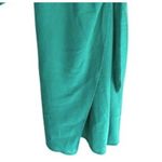 Fashion Brand Womens Green Dress Size XL Midi Long Sleeve Wrap Tie Side Zip NWT Photo 5
