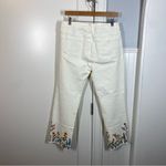 Driftwood  Colette Sunny Embroidered Raw Edge Jeans size 12 NWT Photo 3