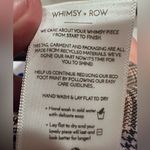 Whimsy + Row NEW WHIMSY + RIE TOBI TOP Women's PLAID MEDIUM Photo 13