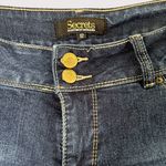 Secrets By David Vered Women Dark Blue Denim Raw Hem Jeans Size 12 Academia Y2K Photo 2