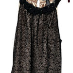 Willi Smith WILLI‎ SMITH XL BLACKK LACE SLEEVELESS TOP WITH FLOWERS/RHINESTONES TO NECK LINE Photo 0