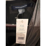 French Connection French‎ Connection Drapped Metallic Mini Dress Sz 6 Photo 4