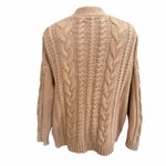 Quince Cable Knit Cardigan - Brown Photo 4